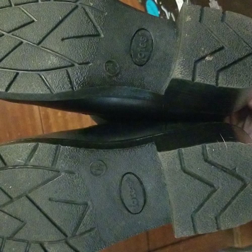 Totes Waterproof Black Boots Size 7.5 - Picture 7 of 7